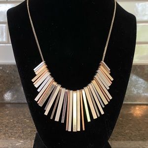 LOFT Multi Metal Bar Necklace